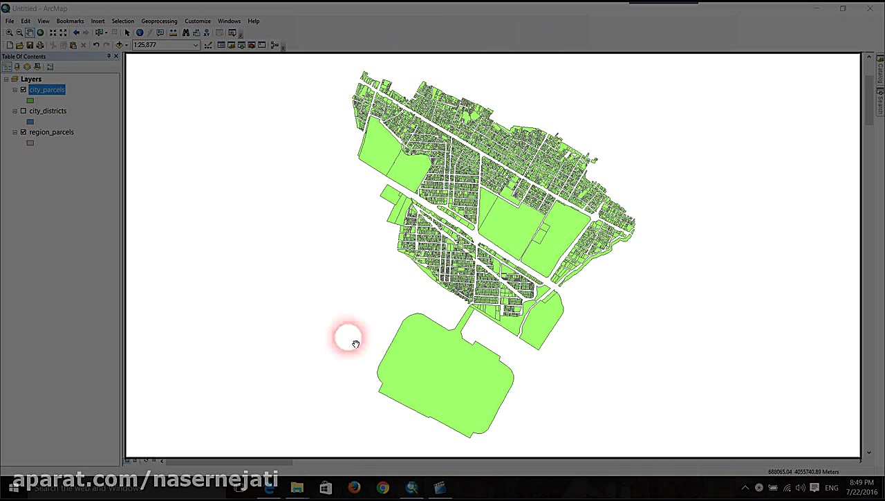 معرفی GIS, ARC MAP و اضافه کردن نوار ابزار (Toolbar) ساکوبیتریل