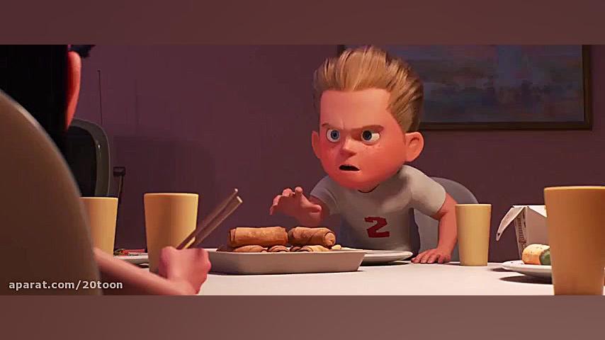 دانلود زیرنویس فارسی انیمیشن Incredibles 2 2018 زمان136ثانیه