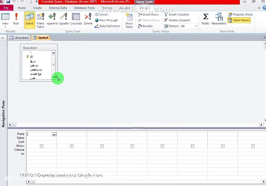 Crosstab Query in Microsoft AccessReza Hamzehpour