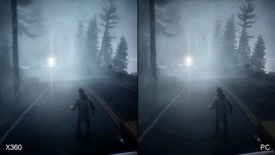 مقایسه گرافیک بازی Alan Wake PC vs X360