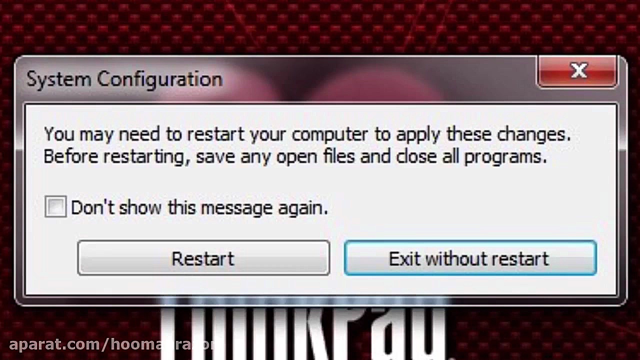 Use Maximum Memory - Fix Unusable Ram (2.17 gb Is Usable ترقه پران