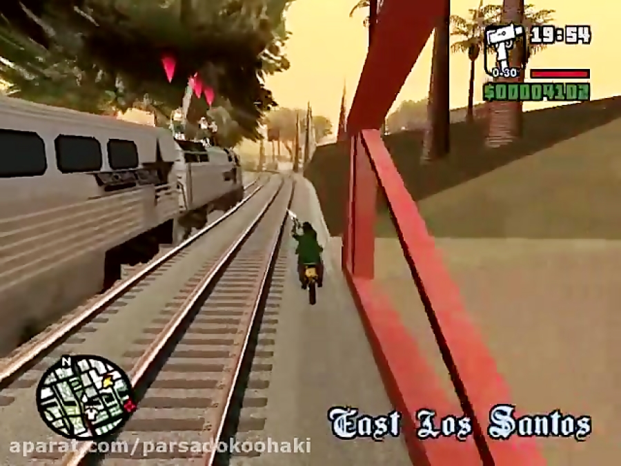 GTA San Andreas - مرحله قطار با بیگ اسموک