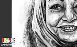 کلیپ طراحی چهره ی حمیده ی خیرآ...