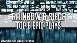 Rainbow 6 Siege Top 6 Plays (Epic Clutch, Fast Ace, Trick Play, Tactical Hostage) Bonus Plays #20