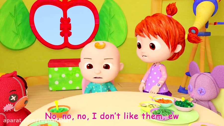 Yum Yum Vegetables Song ABCkidTV Songs for Children