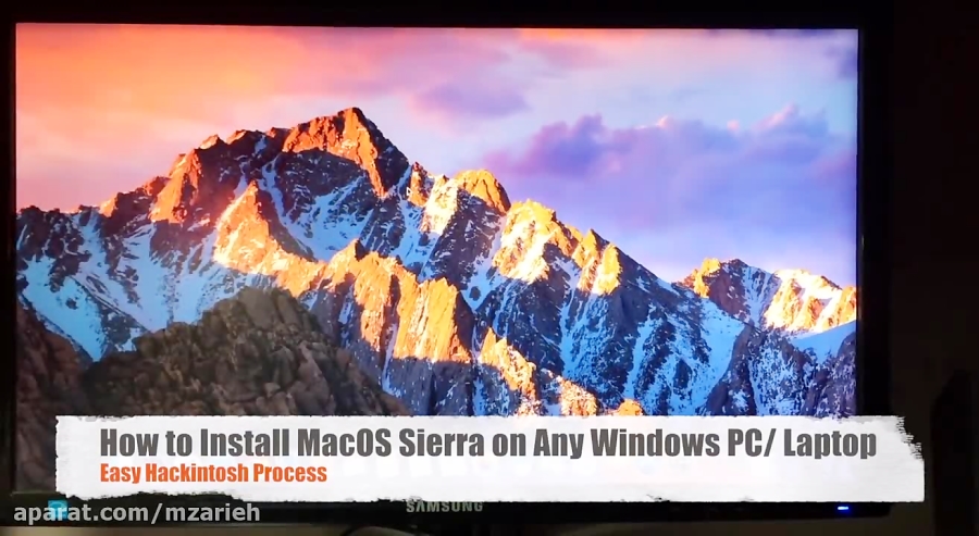install macos sierra on pc