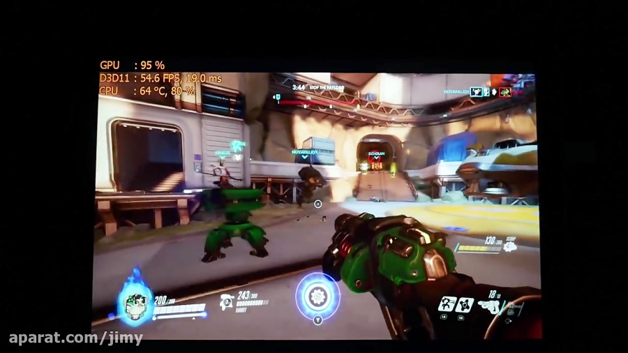 Overwatch on the 2017 Surface Pro i5 8gb ram
