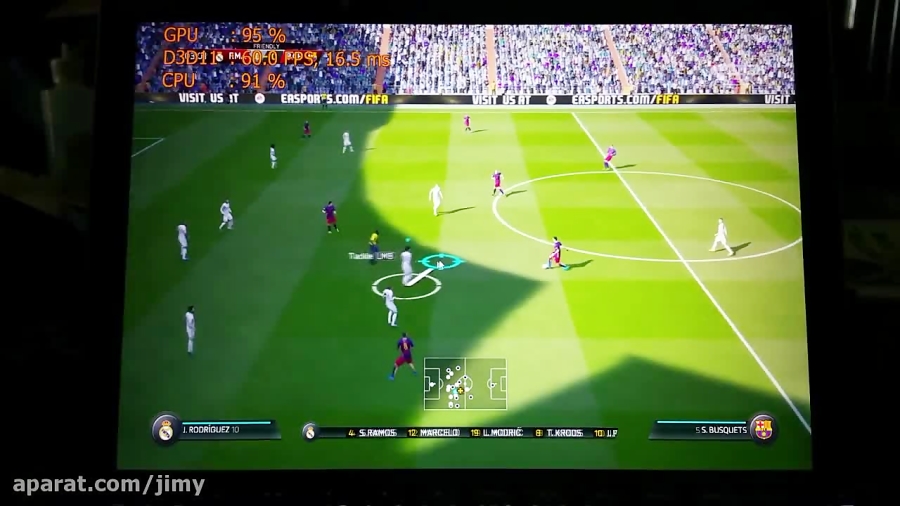 FIFA 16 on Surface Pro 4 i5 8gb ram