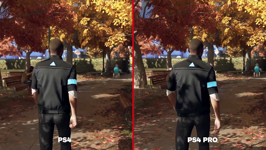 مقایسه گرافیک بازی Detroit Become Human PS4 vs PS4 Pro