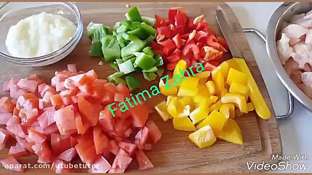 Chicken Roll. Do not copy my videos especially Zabane Zargari کربوکسی تراپی
