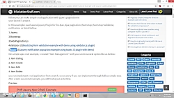 CRUD in php using AJAX