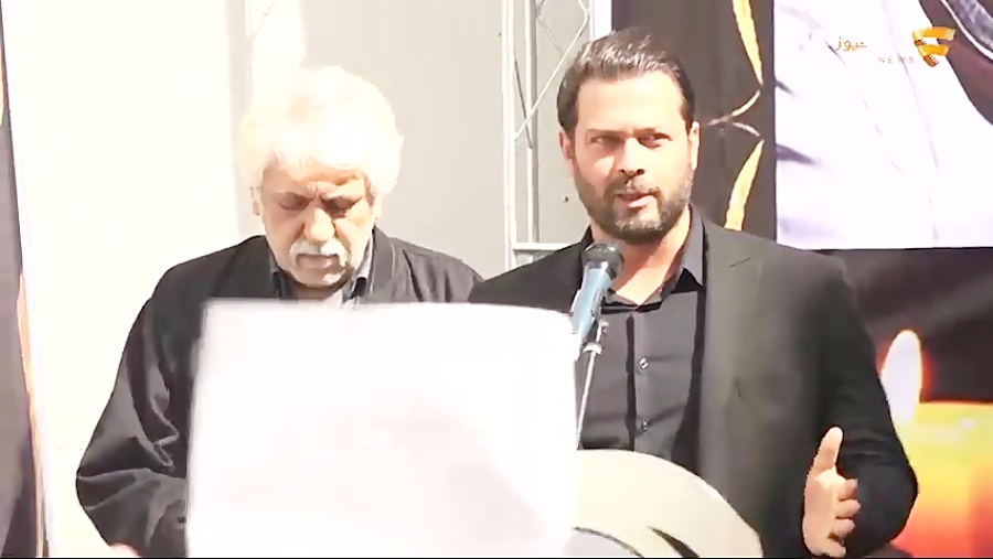 مراسم تشییع زنده یاد ناصر ملک مطیعی