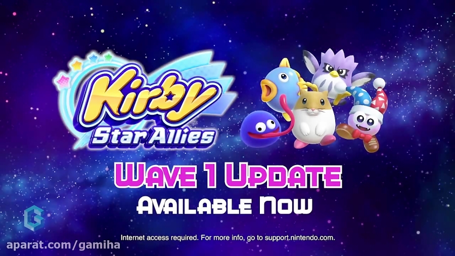 تریلر بازی Kirby Star Allies مخصوص Switch | گیمیها
