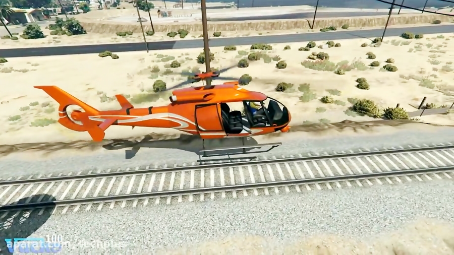 آیا در بازی GTA V می توان یک قطار را متوقف کرد
