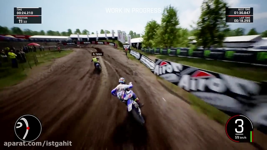 تریلر گیم پلی بازی موتورسواری MXGP PRO