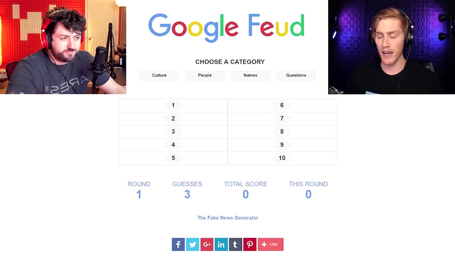 Google Feud: Funny Moments - Bryce Games