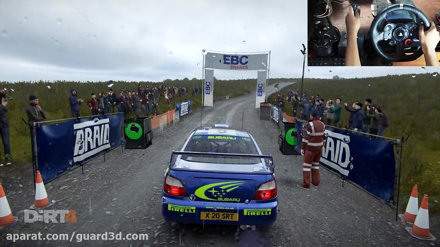 گیم پلی Subaru Impreza WRC 2001 در Dirt 4