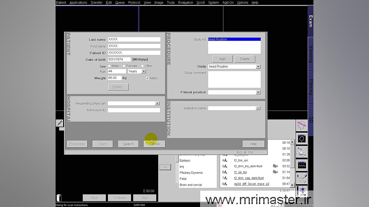 آموزش تصویربرداری MRI موزیک قوری