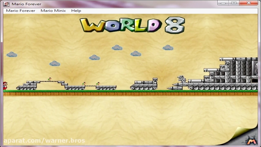 Super Mario ForEver World 8 ( End World ) Gameplay