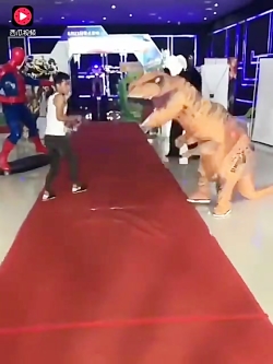 فیلم خنده دار حیوانات مجسمه ای