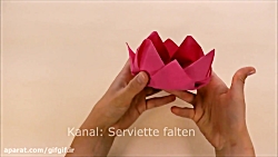 سفره آرایی  آموزش تزیین دستمال...