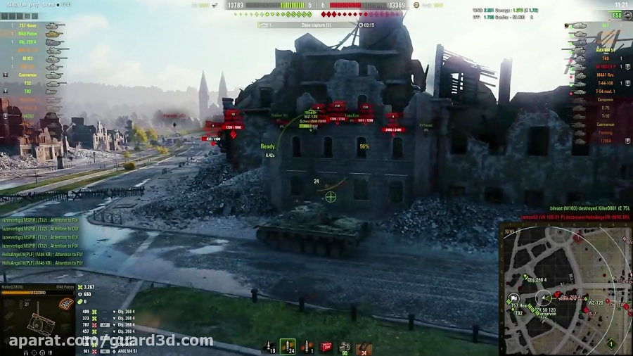 گیم پلی تانک M48A5 Patton - 6 Kills 10, 7K Damage