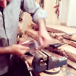 مجسمه سازی با چوب.پورشیخ.pours...