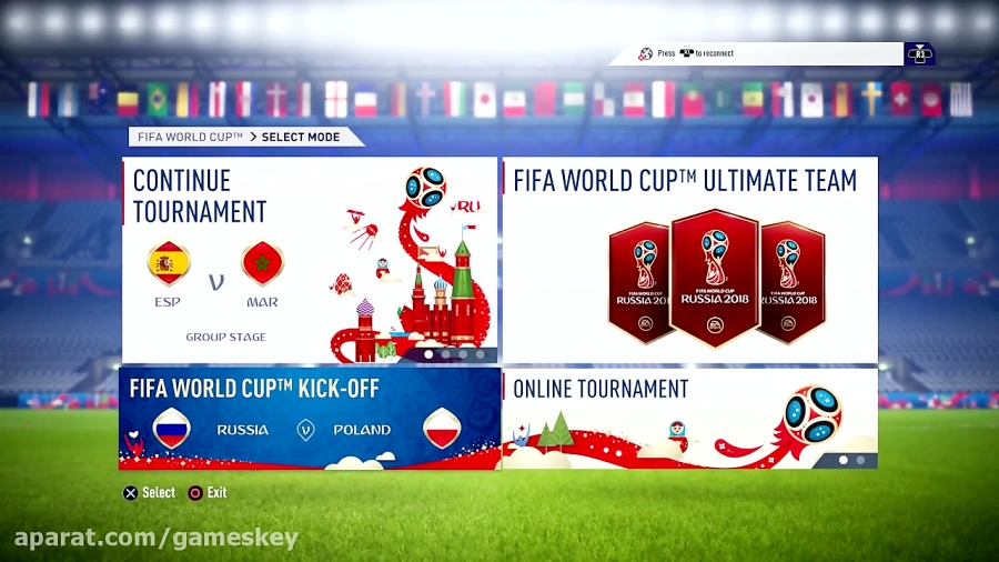 آپدیت جدید FIFA 18 New World Cup Russia Update