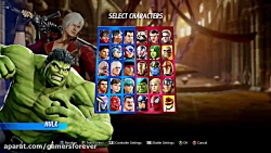 گیم پلی بازی marvel vs capcom: infinite