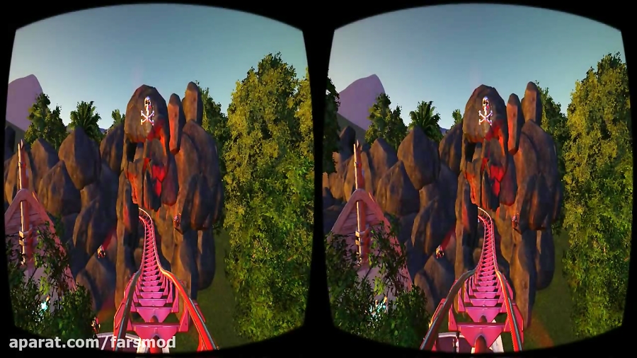 VR Video 3D VR Roller Coaster VR  3D SBS for Google Cardboard VR Box 3D 360 VR Headset