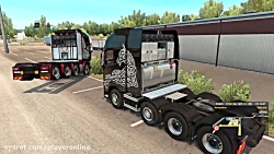 کشتی کج در  Euro Truck Simulator Multiplayer