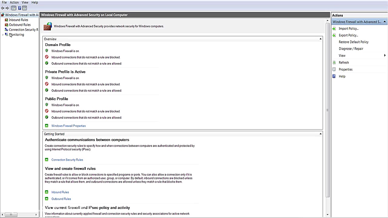 Use the windows firewall to block internet access of an application مجید کریمی