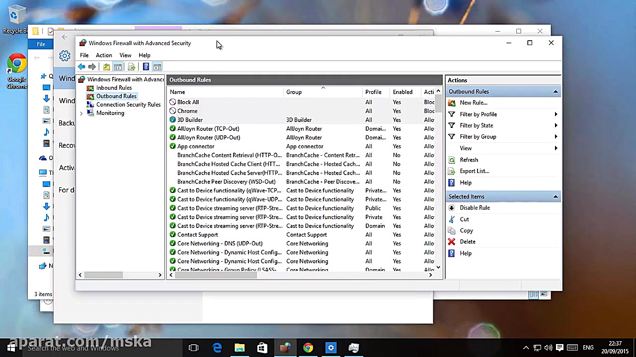 Windows 10 and 8.1 Firewall - Block All or Some Programs And Services مجید کریمی