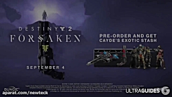 گیم پلی رسمی بازی Destiny 2 Forsaken - نیوتک