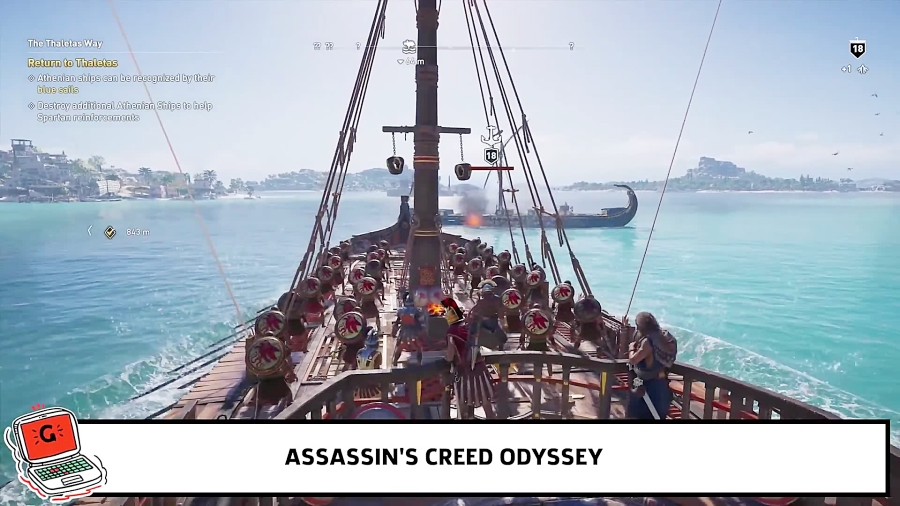 گیم پلی بازی Assassins Creed Odyssey - E3 2018