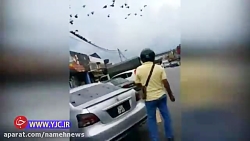 روش عجیب مرد چینی برای شکار پر...