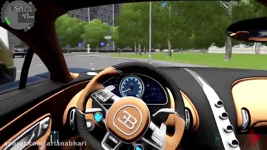 City Car Driving - Bugatti Chiron - Fast Driving -