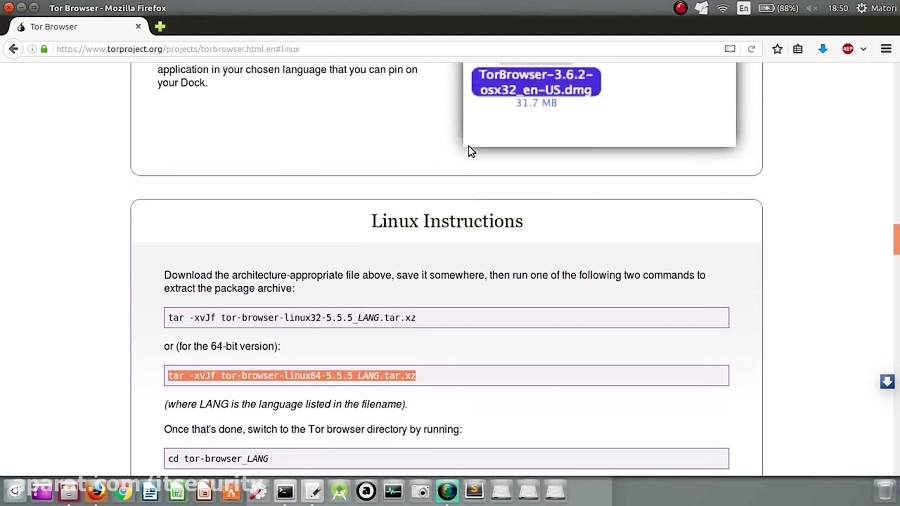 install tor browser ubuntu