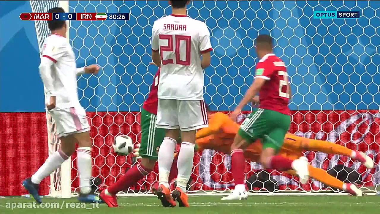 خلاصه بازی ایران 1 - مراکش 0 | جام جهانی 2018 روسیه زمان107ثانیه