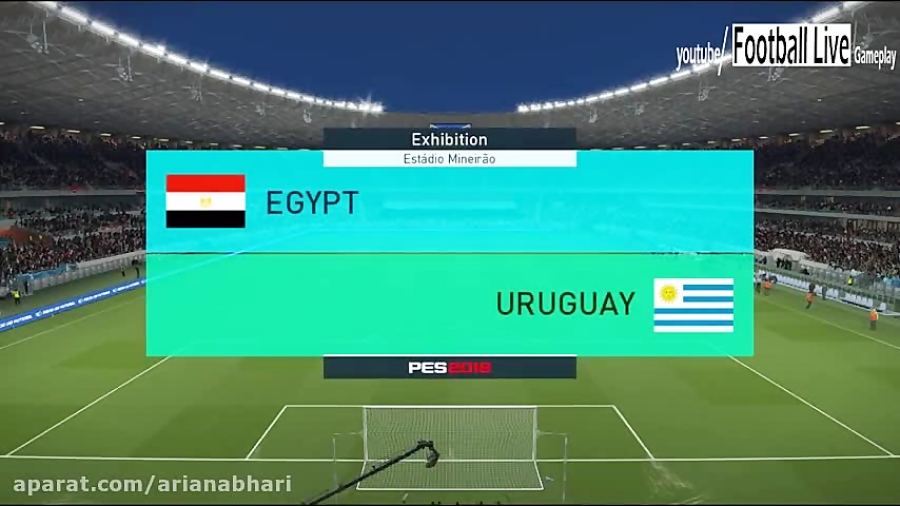 PES 2018 - جام جهانی - مصر و اوروگوئه