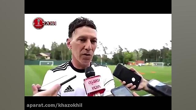 تمرین تیم ملی فوتبال ایران برای بازی اسپانیا جام جهانی زمان166ثانیه