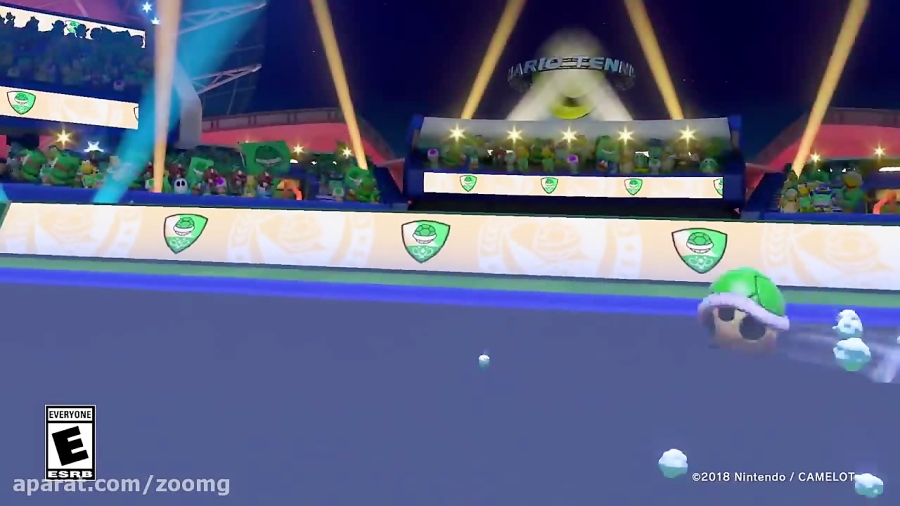 تریلر کاراکتر Koopa Troopa در بازی Mario Tennis Aces