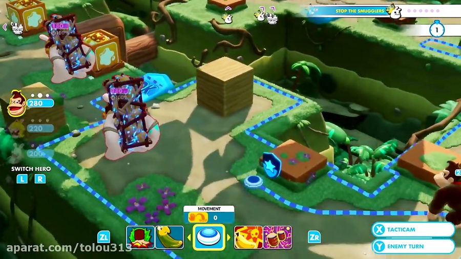 Mario   Rabbids Kingdom Battle: Donkey Kong Adventure Gameplay - Nintendo Treeho