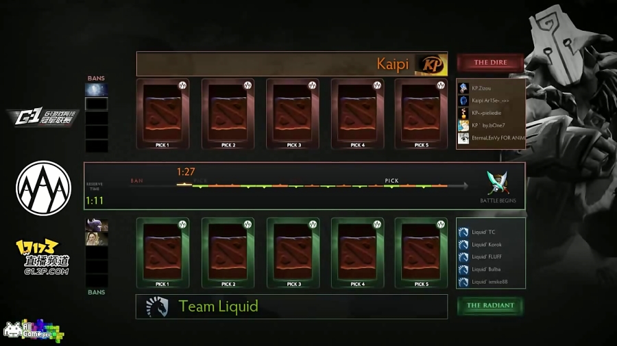 قسمت اول بازی دوم مقدماتی - Liquid vs Kaipi