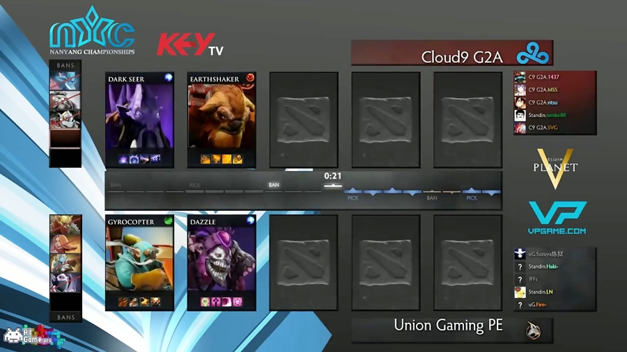 قسمت اول بازی دوم مقدماتی - Cloud 9 vs. UG