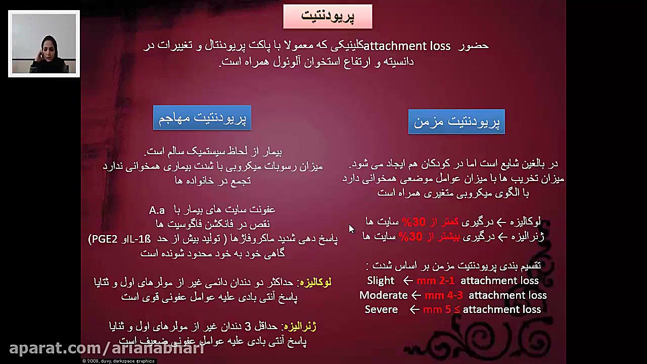 دمو درس پریودانتیکس پزشکی زیرآب