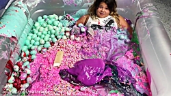 ساخت استخر اسلایم:  (مخلوط تما...