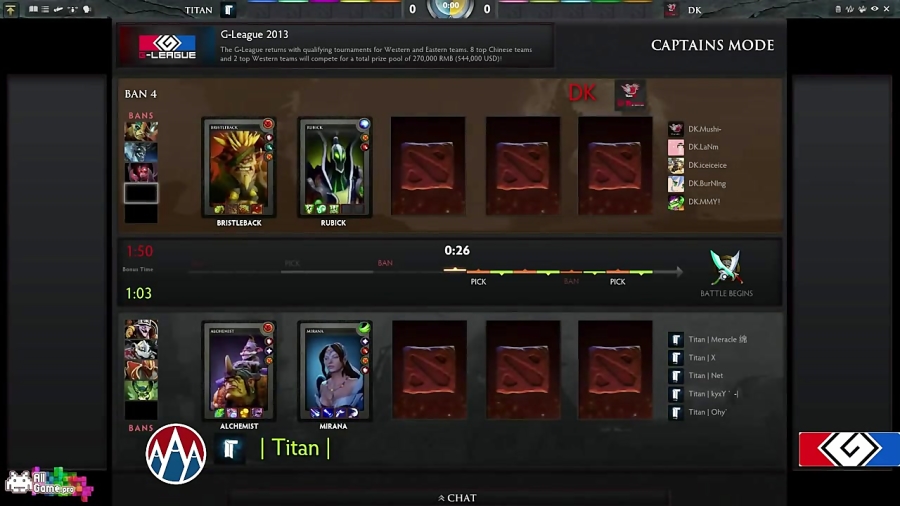 قسمت اول بازی دوم مقدماتی - DK vs Titan