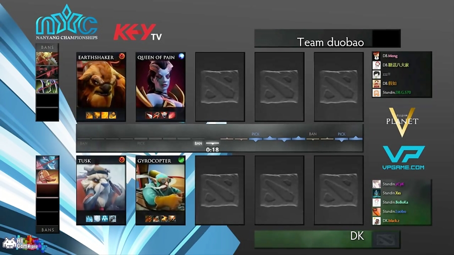 بازی مقدماتی - DUOBAO vs Team DK