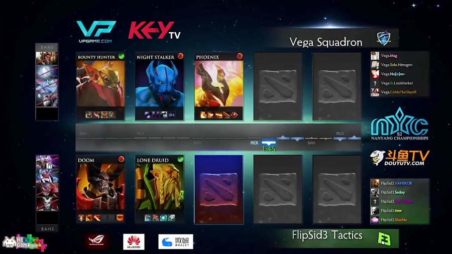 قسمت اول بازی اول - Vega vs Flipsid3